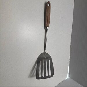 Vintage Ekco 13” Spatula With Wood Handle Made In USA